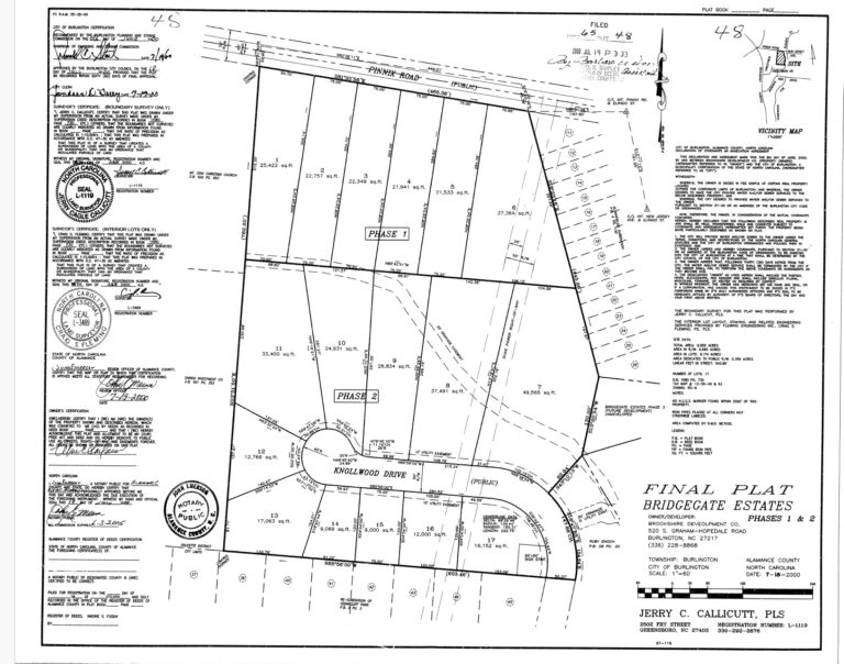 Plot-Map-showing-drainage-easement_Knollwood-Dr_Dec-13